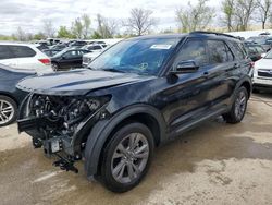 Salvage cars for sale from Copart Bridgeton, MO: 2023 Ford Explorer XLT