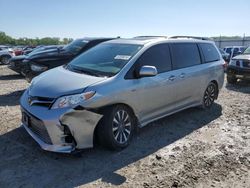 Salvage cars for sale at Cahokia Heights, IL auction: 2019 Toyota Sienna XLE