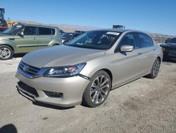 Salvage cars for sale at North Las Vegas, NV auction: 2015 Honda Accord Sport