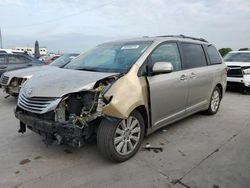 Vehiculos salvage en venta de Copart Grand Prairie, TX: 2017 Toyota Sienna XLE
