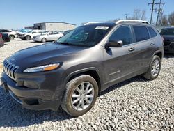 Salvage vehicles for parts for sale at auction: 2018 Jeep Cherokee Limited