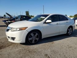 Salvage cars for sale at Miami, FL auction: 2010 Acura TSX