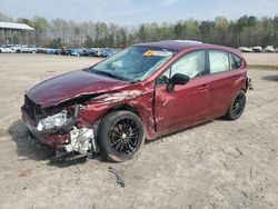 Salvage cars for sale at Charles City, VA auction: 2016 Subaru Impreza