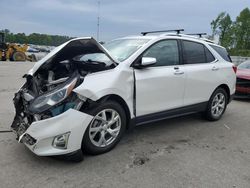 Salvage cars for sale at Dunn, NC auction: 2018 Chevrolet Equinox Premier