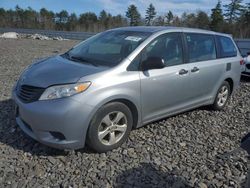 Salvage cars for sale from Copart Windham, ME: 2015 Toyota Sienna