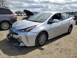 Salvage cars for sale at San Martin, CA auction: 2020 Toyota Prius LE