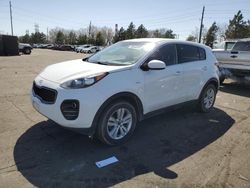 KIA Sportage lx salvage cars for sale: 2019 KIA Sportage LX