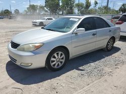 Salvage cars for sale at Riverview, FL auction: 2003 Toyota Camry LE