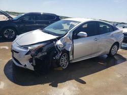 Salvage cars for sale at Grand Prairie, TX auction: 2017 Toyota Prius