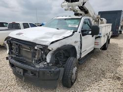 Salvage trucks for sale at New Braunfels, TX auction: 2021 Ford F600 Super Duty