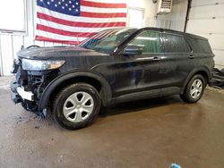 Salvage cars for sale at Lyman, ME auction: 2020 Ford Explorer Police Interceptor