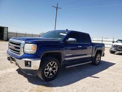 Salvage cars for sale from Copart Andrews, TX: 2014 GMC Sierra C1500 SLT