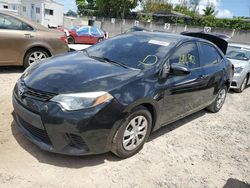 Salvage cars for sale from Copart Opa Locka, FL: 2015 Toyota Corolla L