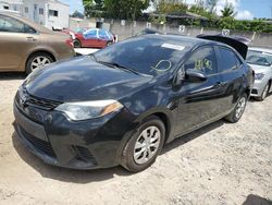 Toyota Corolla salvage cars for sale: 2015 Toyota Corolla L