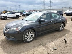 Salvage cars for sale at Elgin, IL auction: 2015 Honda Accord EXL