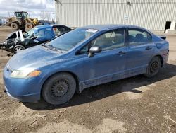 Salvage cars for sale at Rocky View County, AB auction: 2008 Honda Civic DX-G