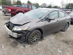 Honda Civic LX salvage cars for sale: 2013 Honda Civic LX