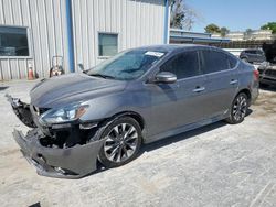 Nissan Sentra salvage cars for sale: 2017 Nissan Sentra SR Turbo