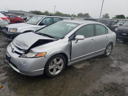 Salvage cars for sale at Sacramento, CA auction: 2006 Honda Civic EX