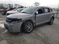 Salvage cars for sale at Des Moines, IA auction: 2017 Dodge Journey GT