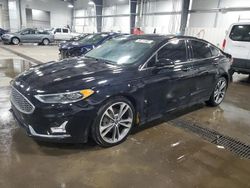 Salvage cars for sale from Copart Ham Lake, MN: 2019 Ford Fusion Titanium