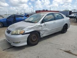 Salvage cars for sale at Homestead, FL auction: 2005 Toyota Corolla CE