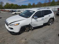 Vehiculos salvage en venta de Copart Grantville, PA: 2017 Jeep Cherokee Latitude