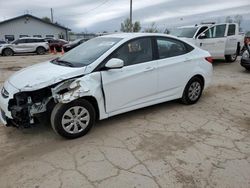 Salvage cars for sale from Copart Pekin, IL: 2016 Hyundai Accent SE