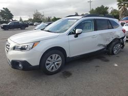 Salvage cars for sale from Copart San Martin, CA: 2017 Subaru Outback 2.5I Premium