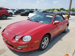 Salvage cars for sale from Copart Grand Prairie, TX: 1998 Toyota Celica GT