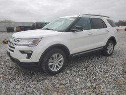 Salvage cars for sale at Barberton, OH auction: 2018 Ford Explorer XLT