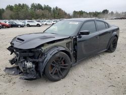 Salvage cars for sale at Mendon, MA auction: 2021 Dodge Charger SRT Hellcat