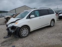 Salvage cars for sale from Copart Lawrenceburg, KY: 2017 Toyota Sienna XLE
