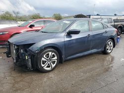 Honda Civic LX salvage cars for sale: 2018 Honda Civic LX