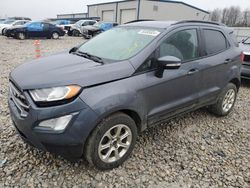Salvage cars for sale at Wayland, MI auction: 2018 Ford Ecosport SE