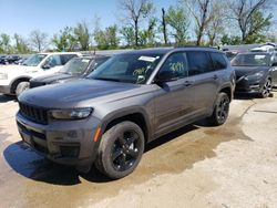 Salvage cars for sale at Bridgeton, MO auction: 2021 Jeep Grand Cherokee L Laredo