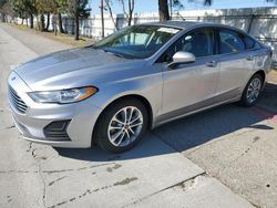 Salvage cars for sale from Copart Rancho Cucamonga, CA: 2020 Ford Fusion SE