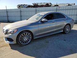 Salvage cars for sale from Copart Antelope, CA: 2015 Mercedes-Benz C 300 4matic