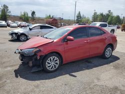 Toyota salvage cars for sale: 2018 Toyota Corolla L