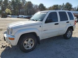 Salvage cars for sale at Mendon, MA auction: 2004 Jeep Liberty Limited