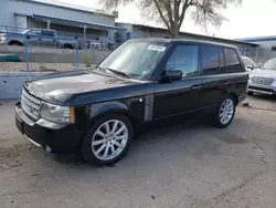 Salvage cars for sale from Copart Albuquerque, NM: 2011 Land Rover Range Rover HSE Luxury