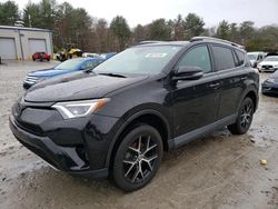 Salvage cars for sale at Mendon, MA auction: 2018 Toyota Rav4 SE