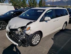 Toyota Sienna xle Vehiculos salvage en venta: 2015 Toyota Sienna XLE