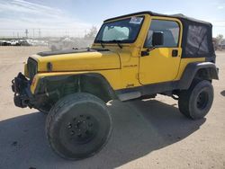 Jeep salvage cars for sale: 2000 Jeep Wrangler / TJ Sport