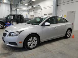 Salvage cars for sale from Copart Ontario Auction, ON: 2014 Chevrolet Cruze LT