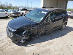 Salvage cars for sale from Copart Fort Wayne, IN: 2017 Chevrolet Equinox Premier