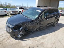 Chevrolet Equinox Premier salvage cars for sale: 2017 Chevrolet Equinox Premier