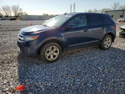 Salvage cars for sale at Barberton, OH auction: 2012 Ford Edge SEL