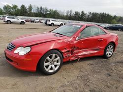 Salvage cars for sale from Copart Finksburg, MD: 2003 Mercedes-Benz SL 500R