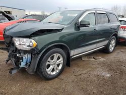 Salvage cars for sale from Copart Elgin, IL: 2011 Dodge Durango Crew